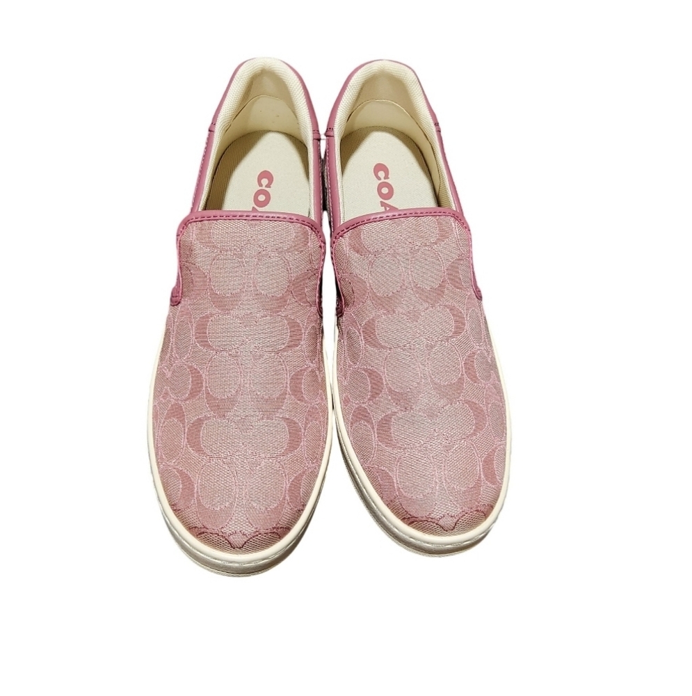 COACH PINK WELLS SLIP-ON SNEAKERS IN SIZES 9.5 & 11 - Picture 2 of 9